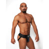 Mr B - Mister B Jockstrap en cuir Mister B Noir-Bleu